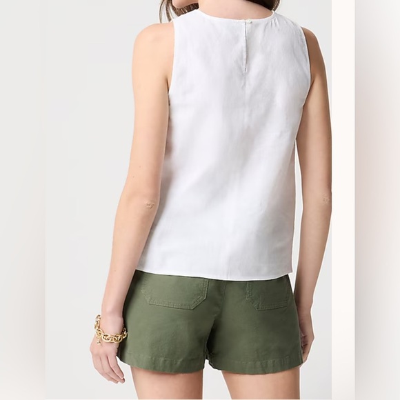 J crew Embroidered-trim shell XXS - Picture 3 of 4